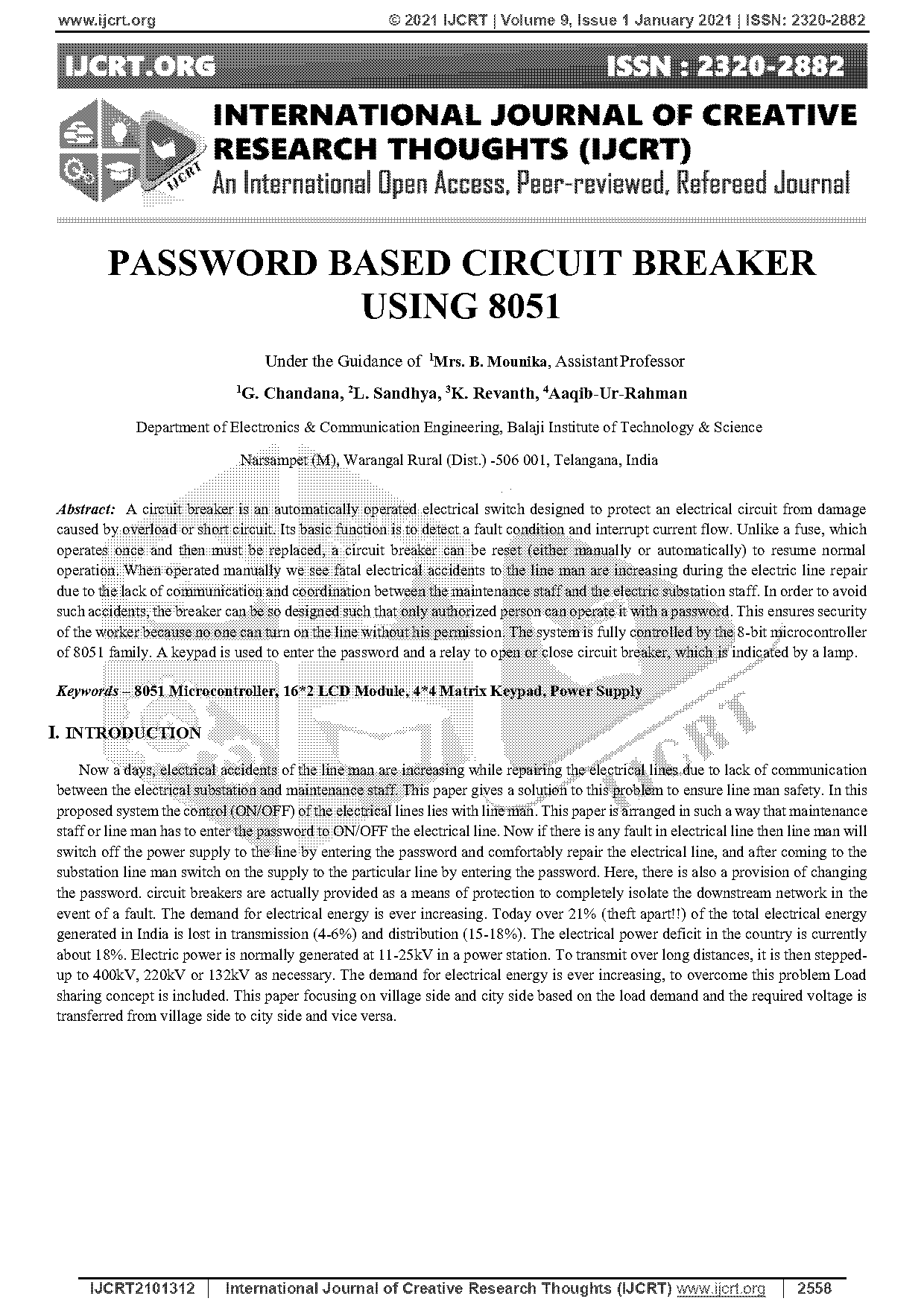 password based circuit breaker project report pdf download