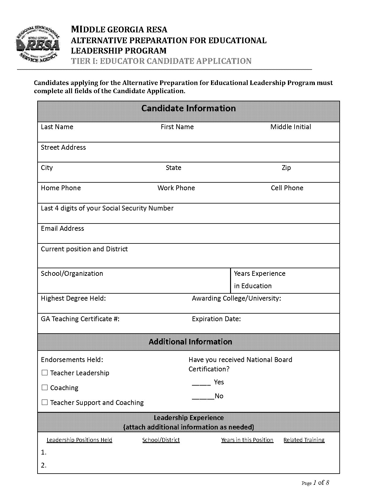 middle georgia university where to mail official transcripts