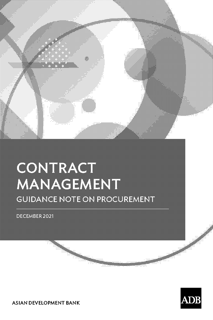 contract management plan adb