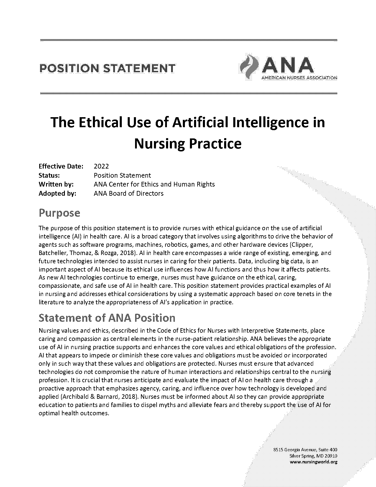 write ai in statement of purpose