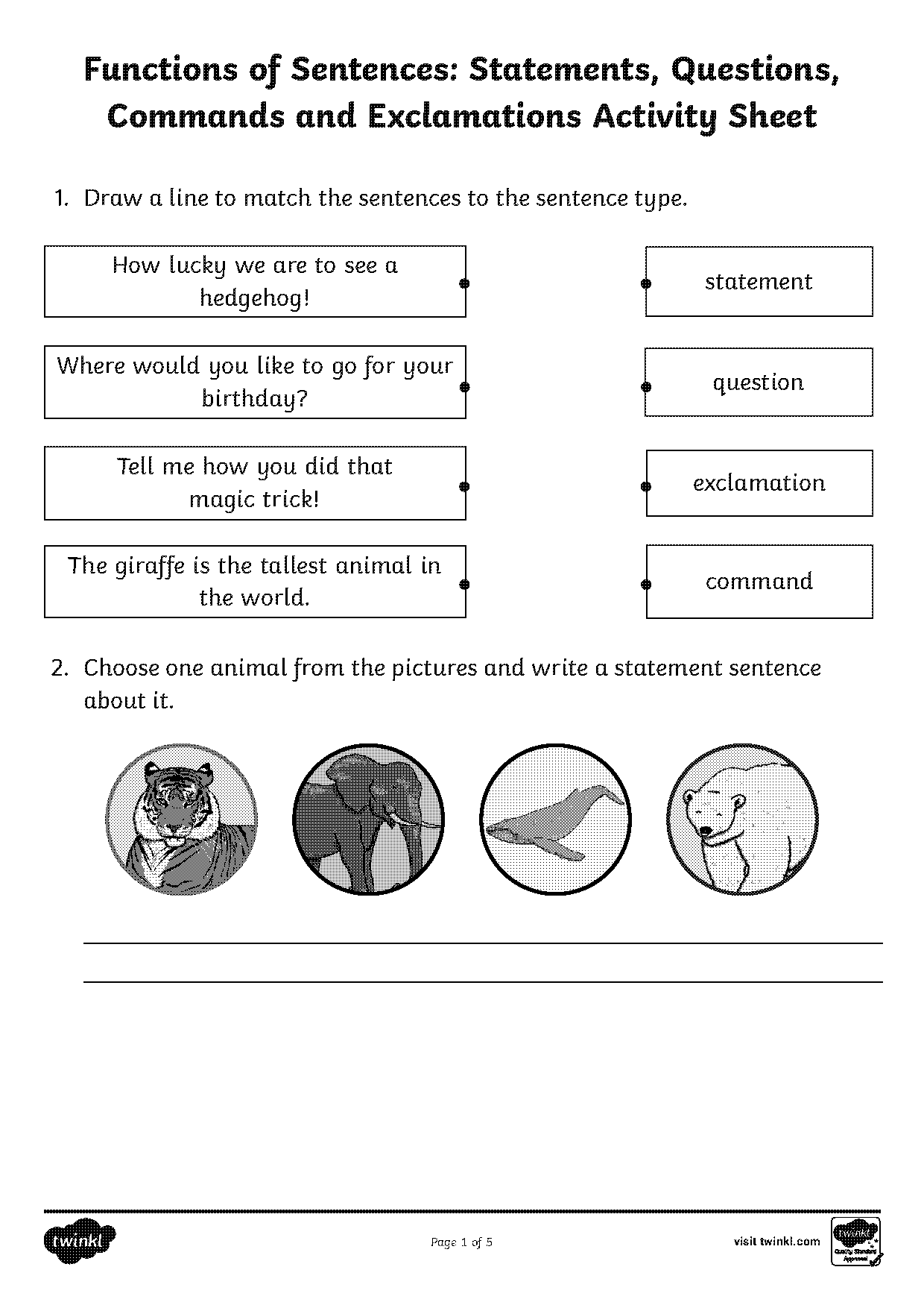 command examples in sentences