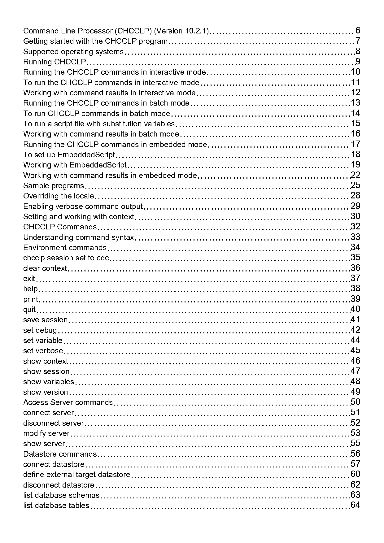 command to see the schema of the table