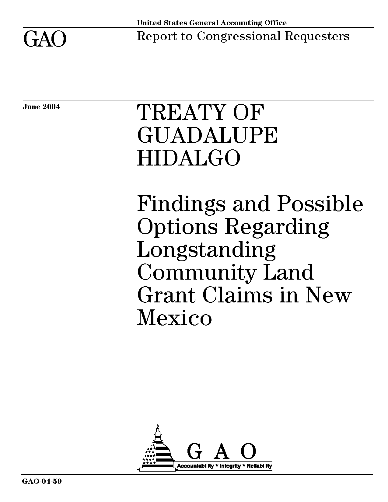 wy did the treaty of guadalupe hidalgo modified