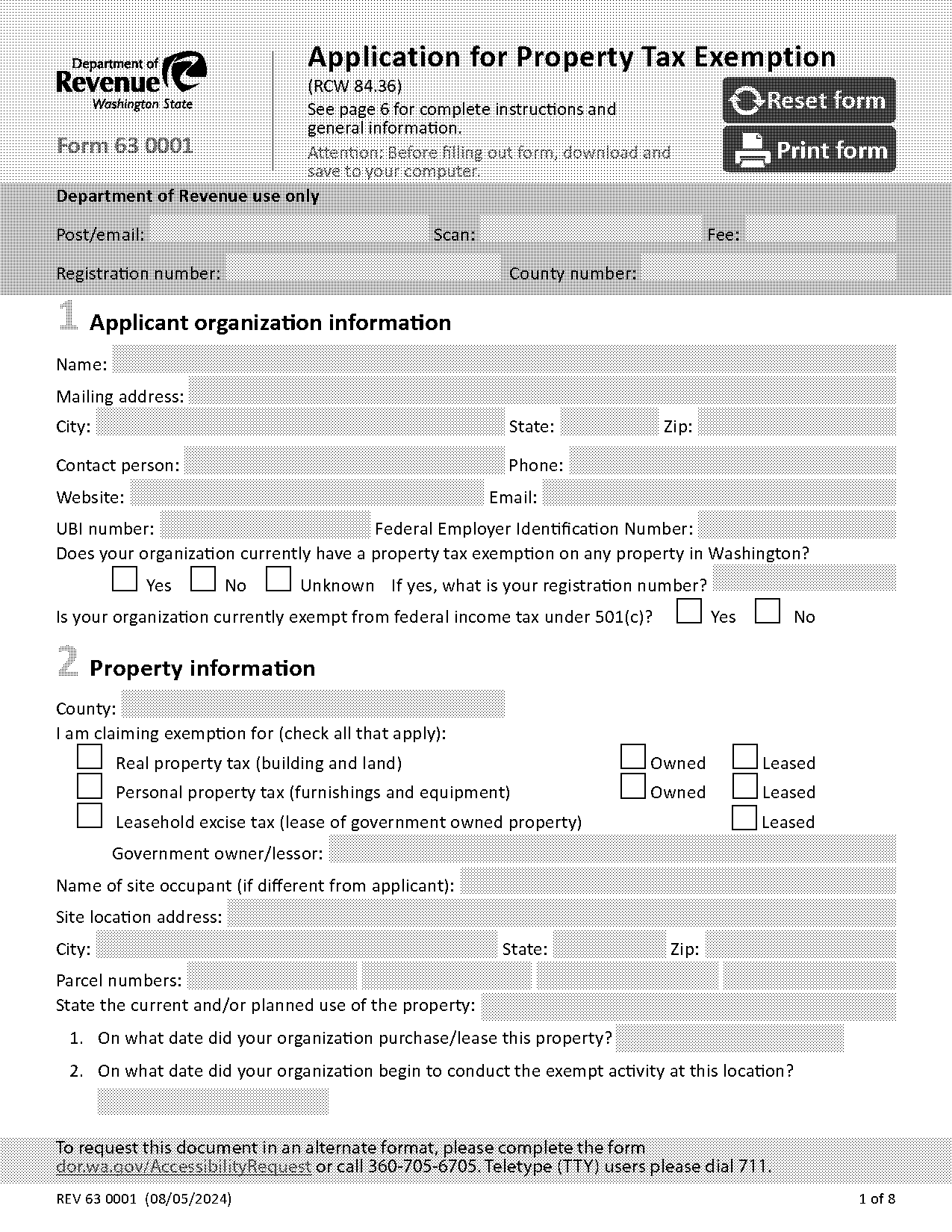 free rental agreement template washington state