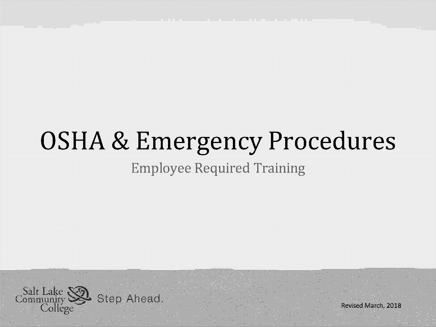 emergency response powerpoint presentation