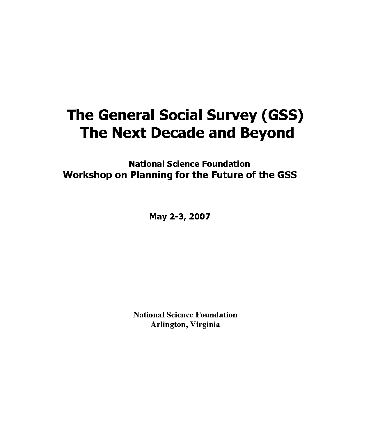 general social survey questionnaire