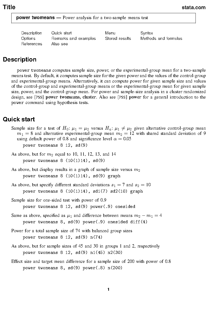 mean and stdev formula for sample of means