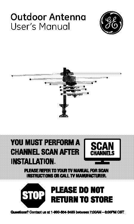 ge pro outdoor antenna manual