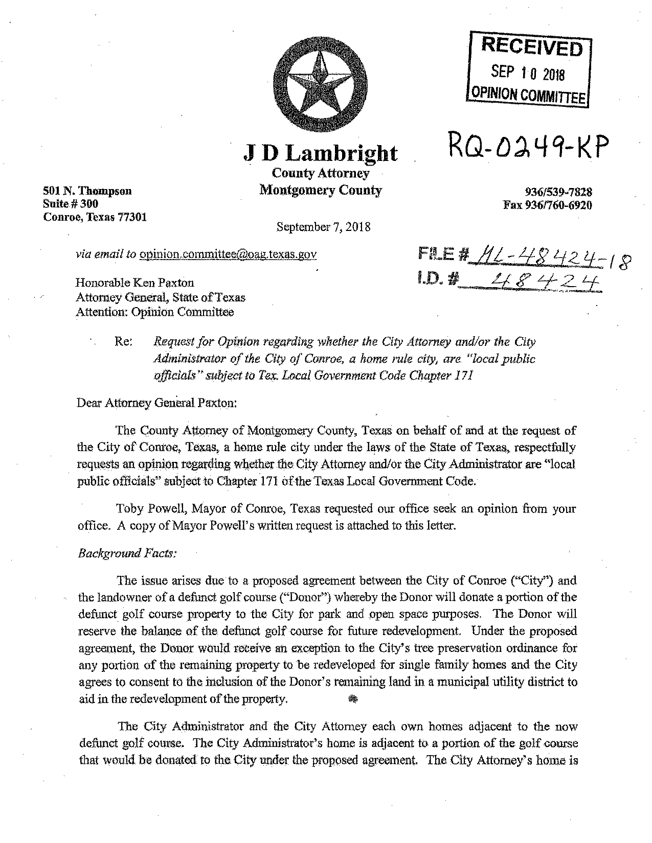 city of conroe open records request