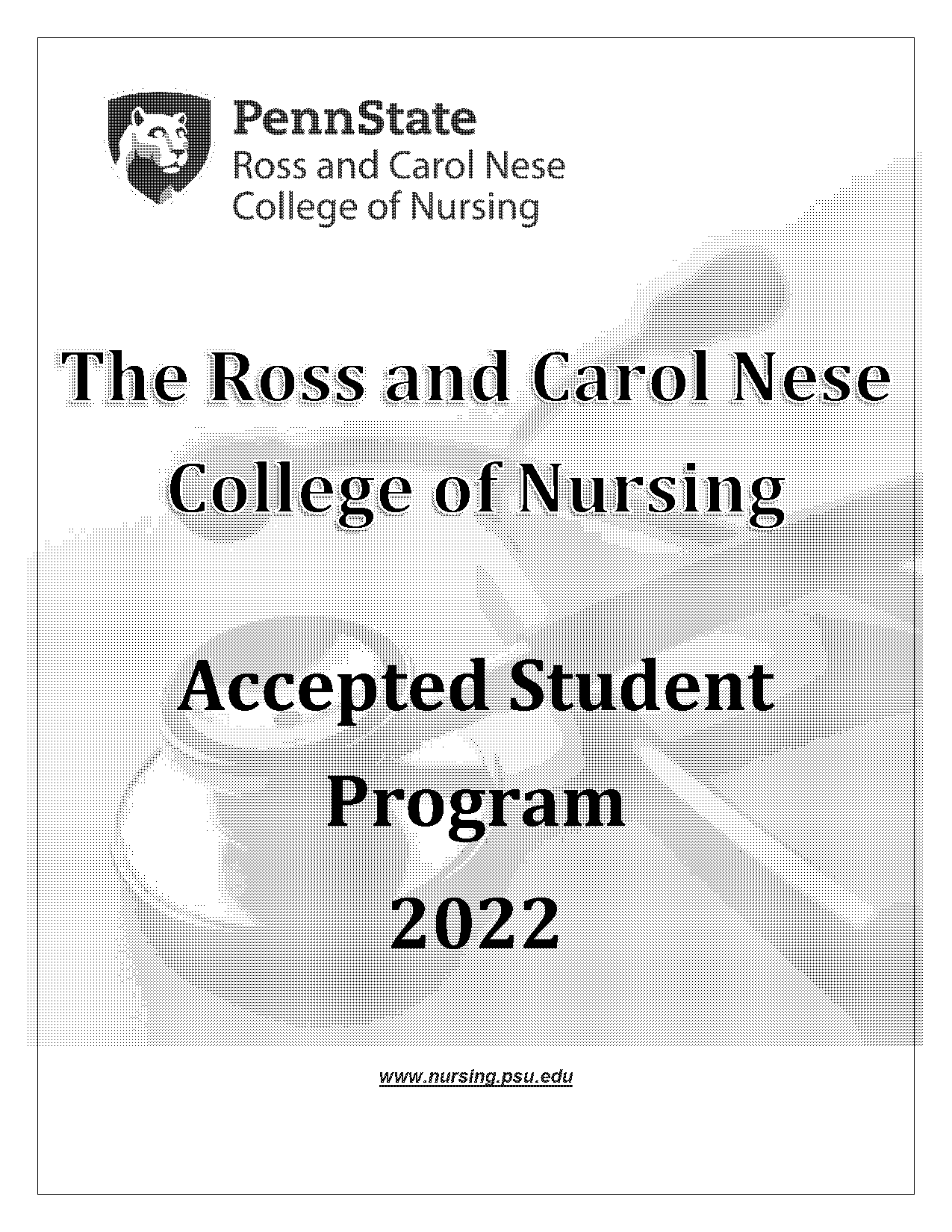 penn state nursing program sat requirements