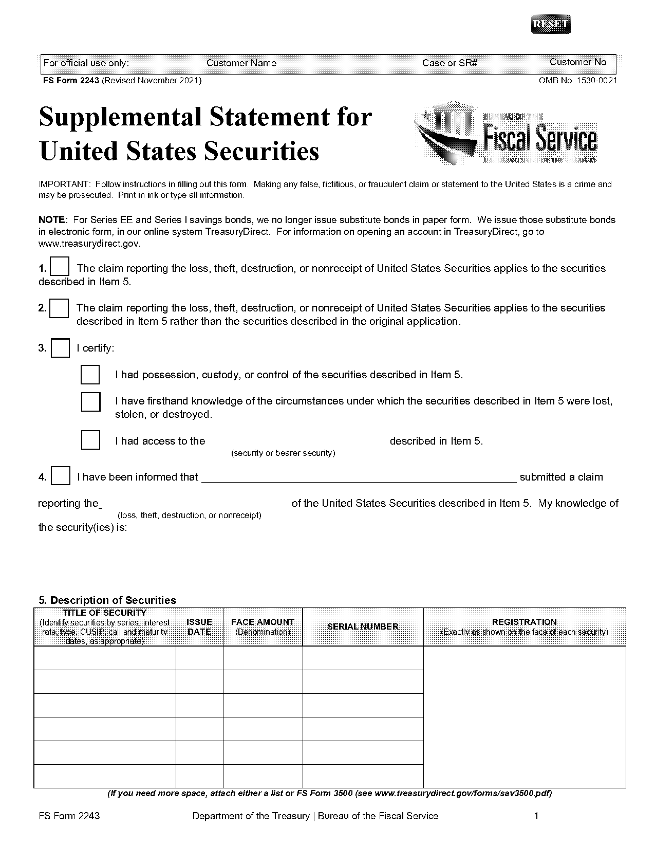 how to write a supplemental statement