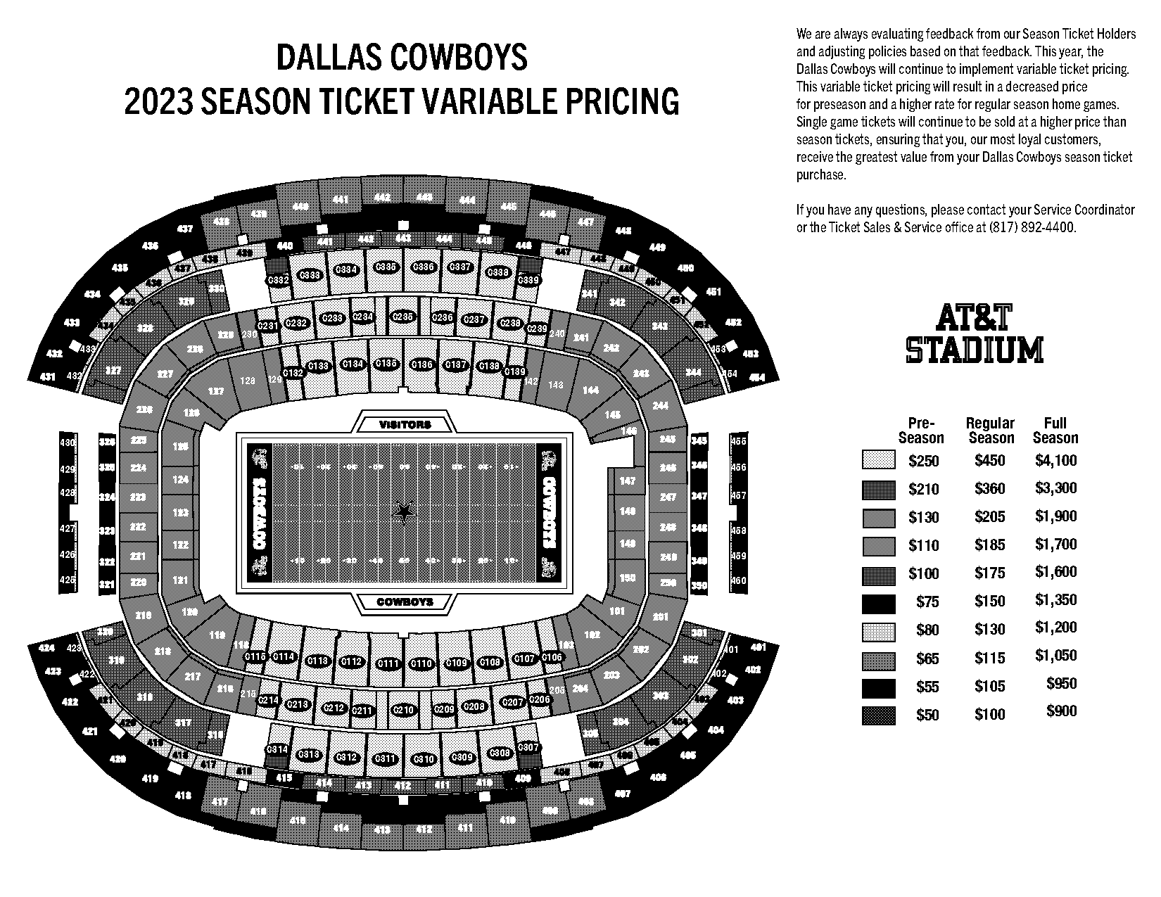 cowboys season tickets for sale