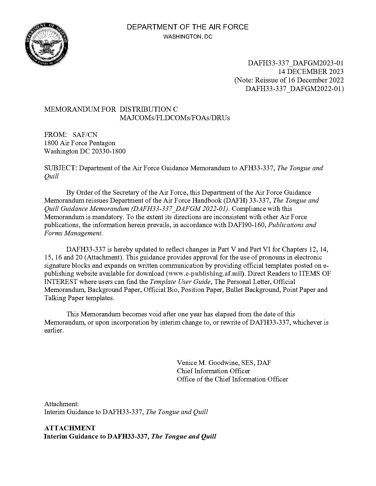 air force member statement examples