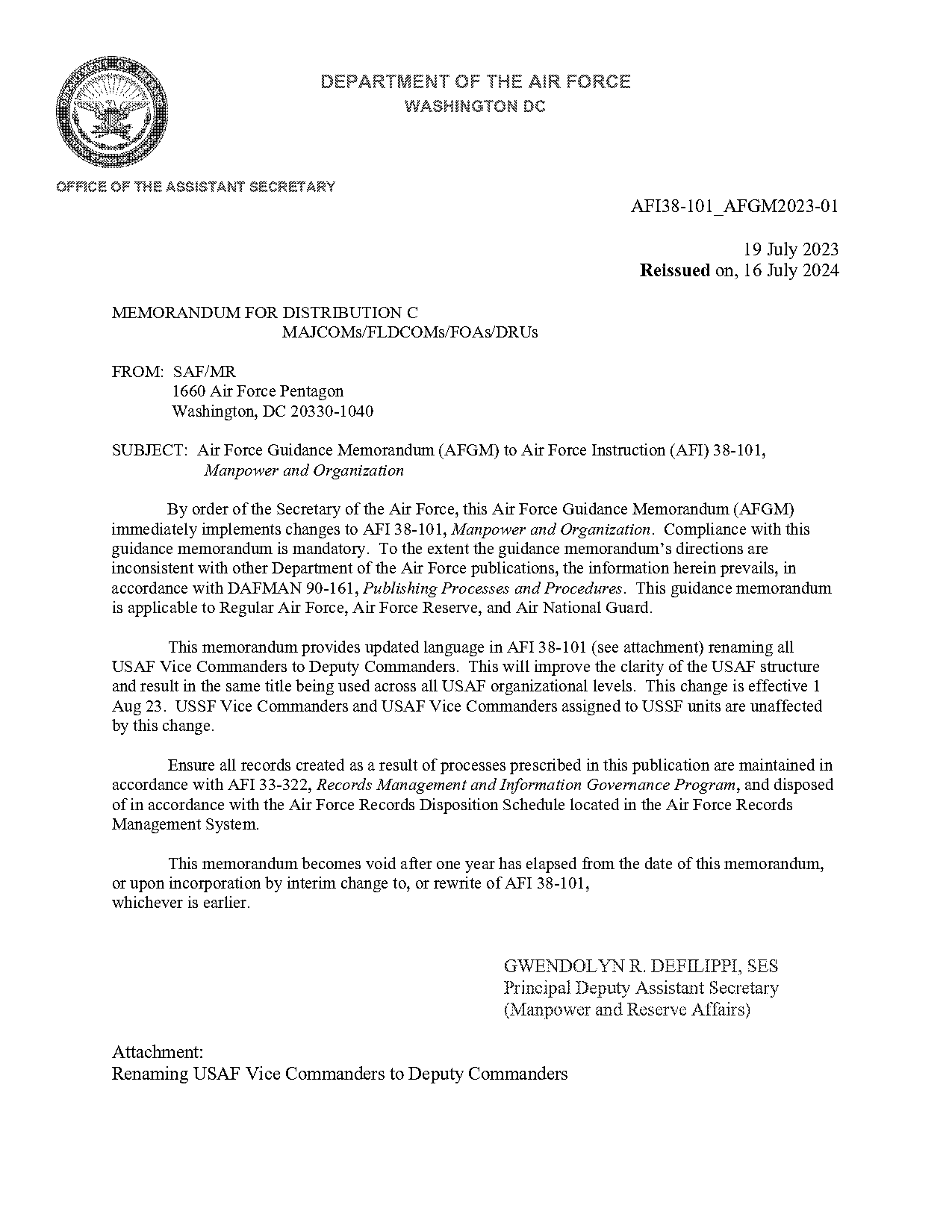 letter to request change from fulltime to part time