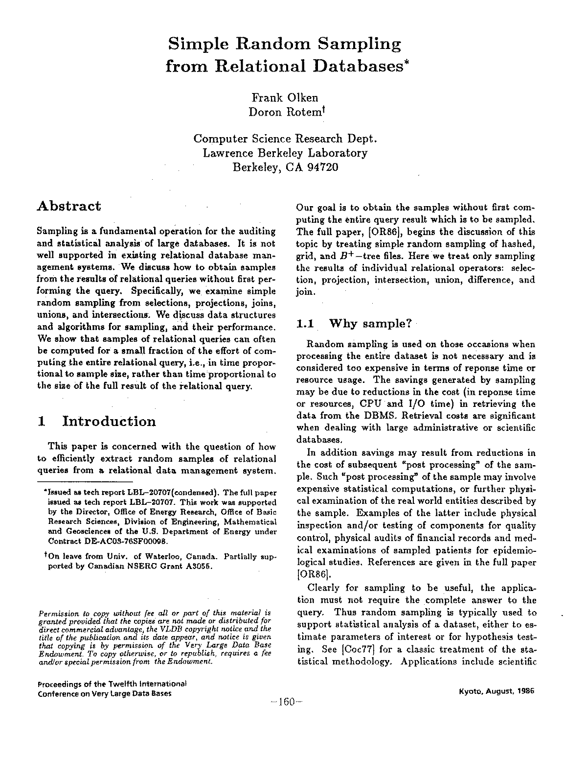 simple random sampling techniques