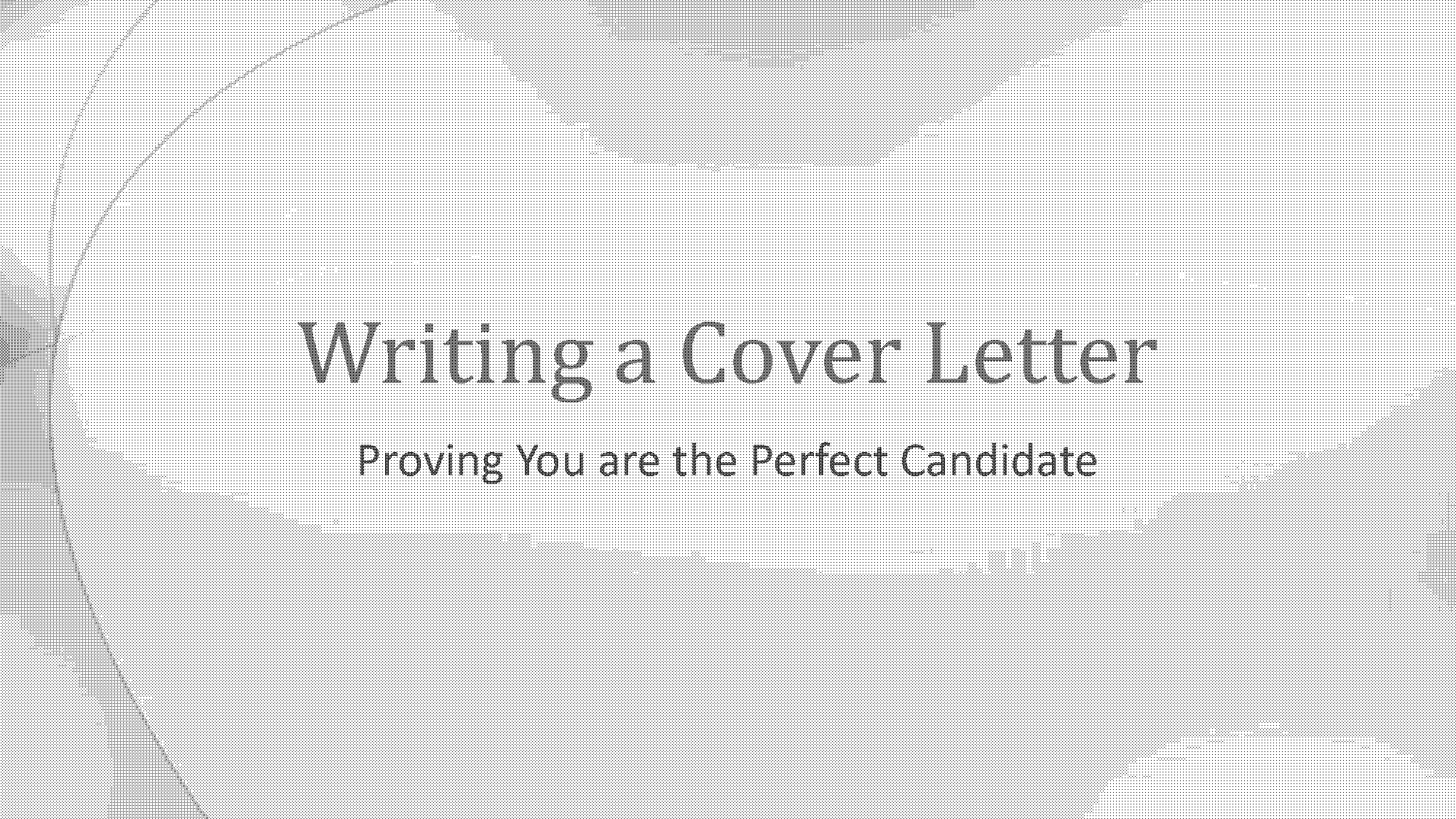 how to write an attention grabbing cover letter