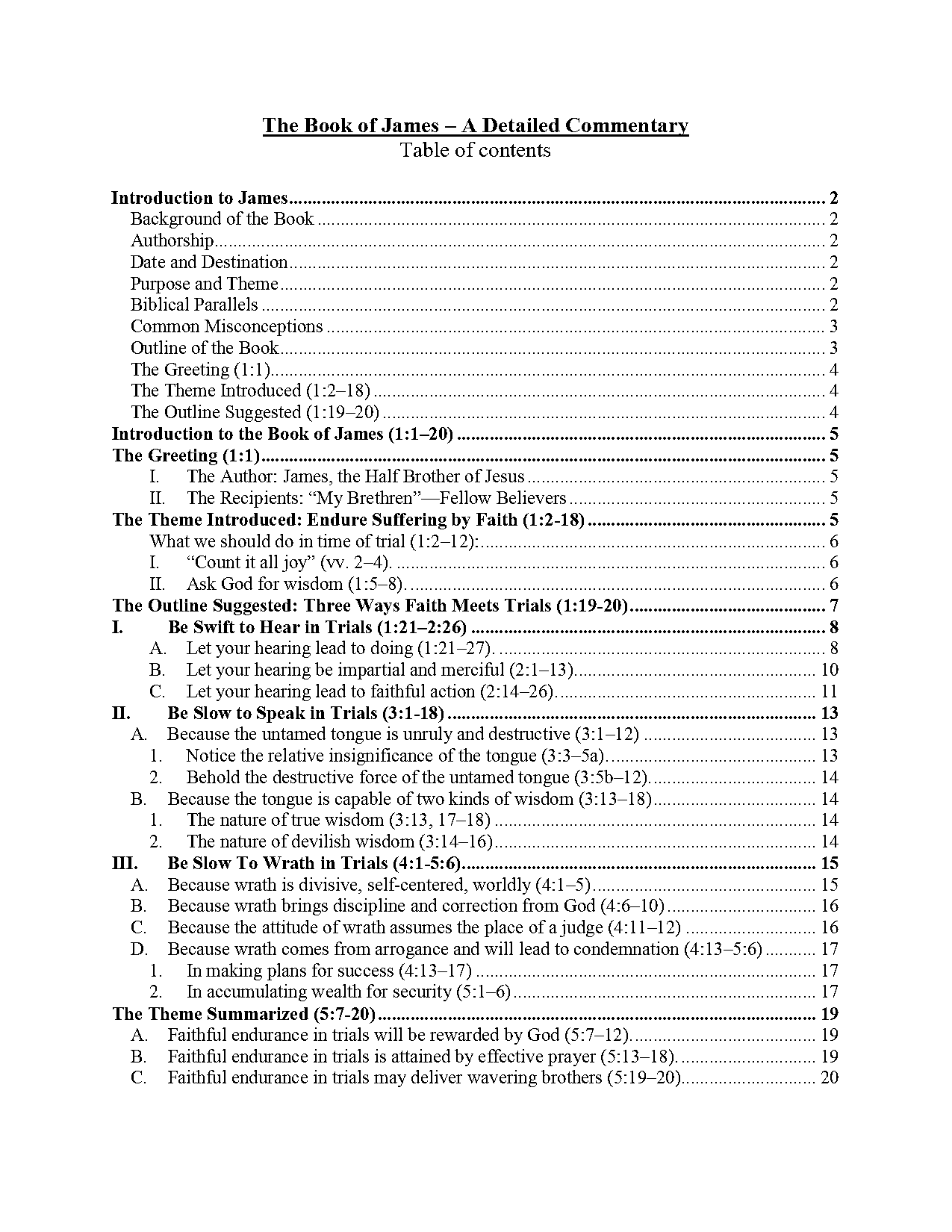 parallel of the book james from old testament