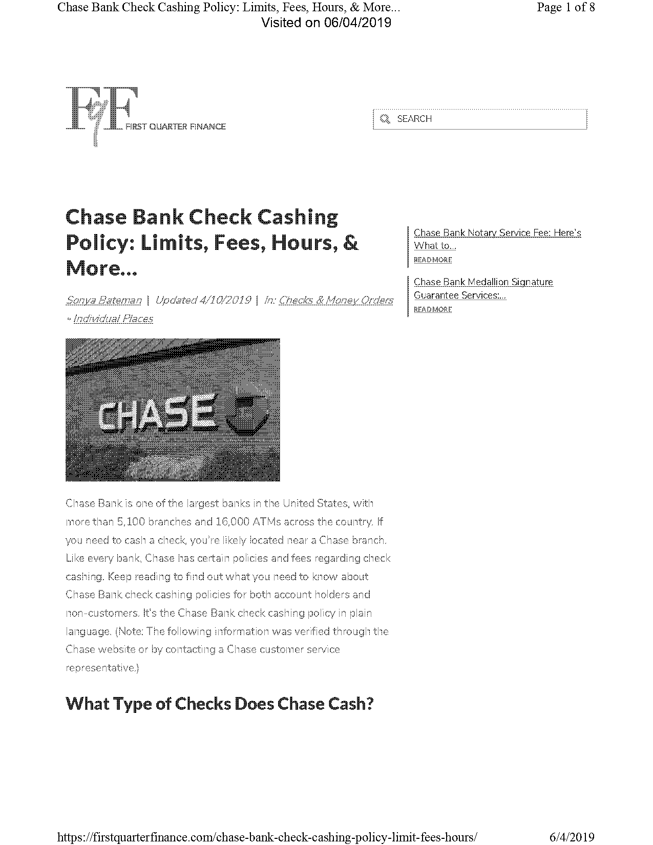 chase money order number how to find