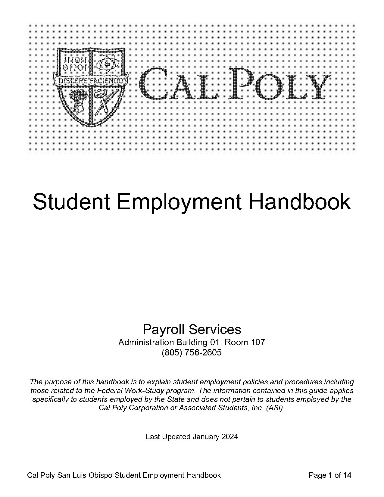 previous work of students on handbook