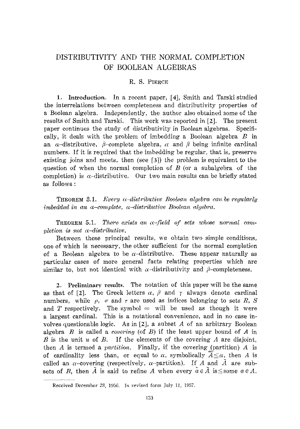 state and prove distributive property of boolean algebra