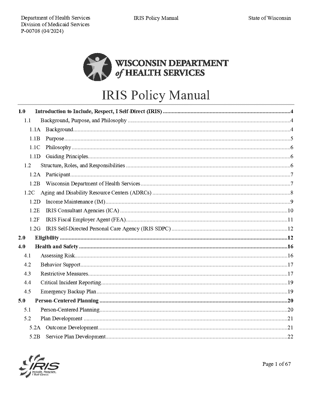 dhs procedures and policies