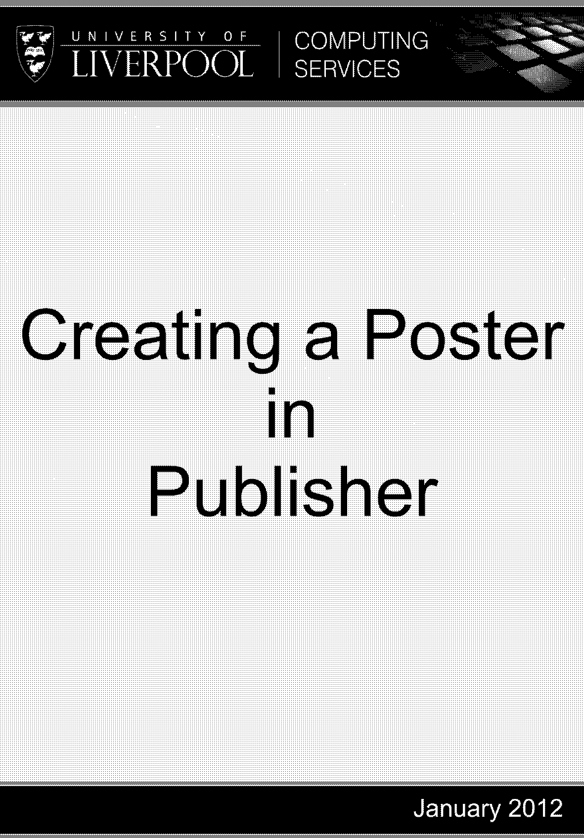 microsoft document to make posters