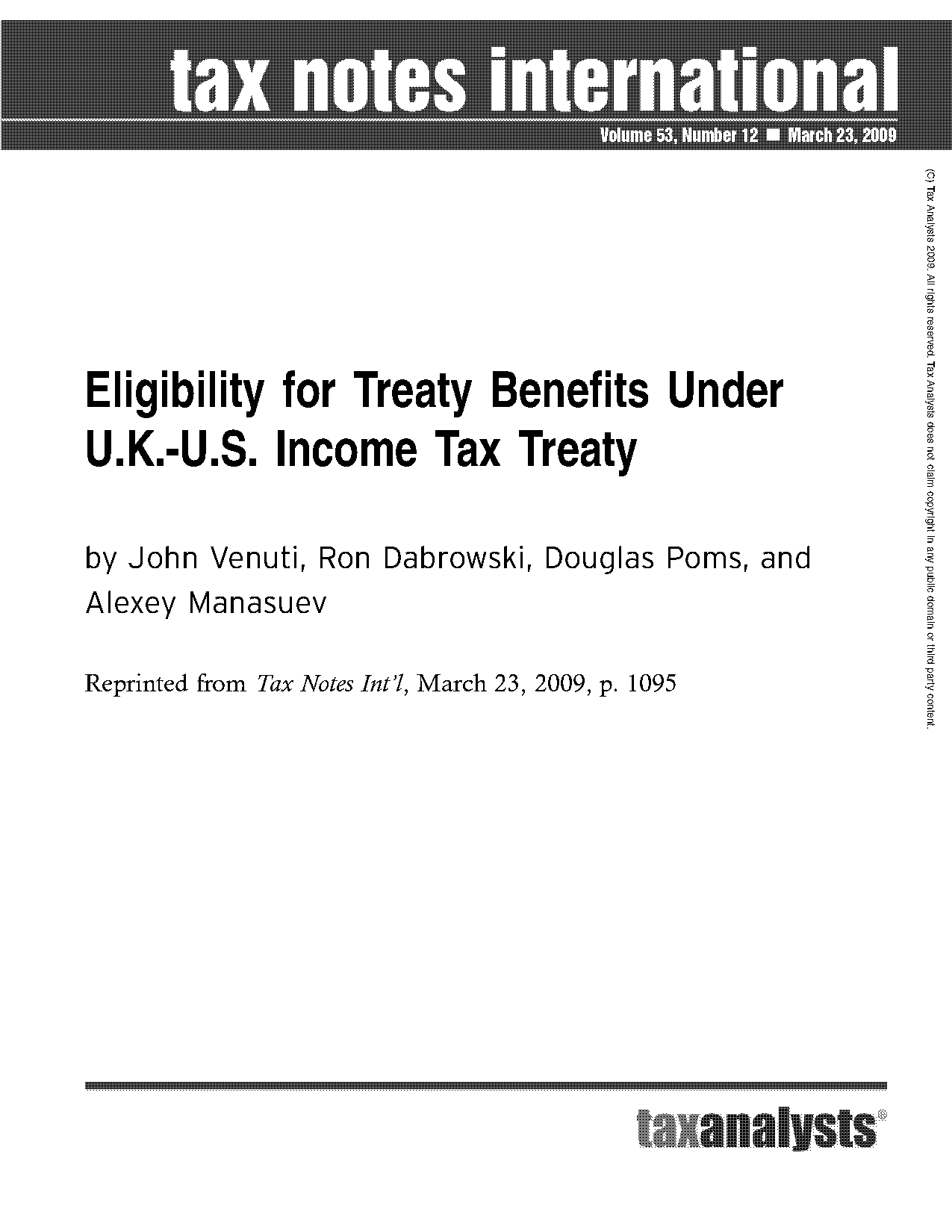 uk business tax treaties