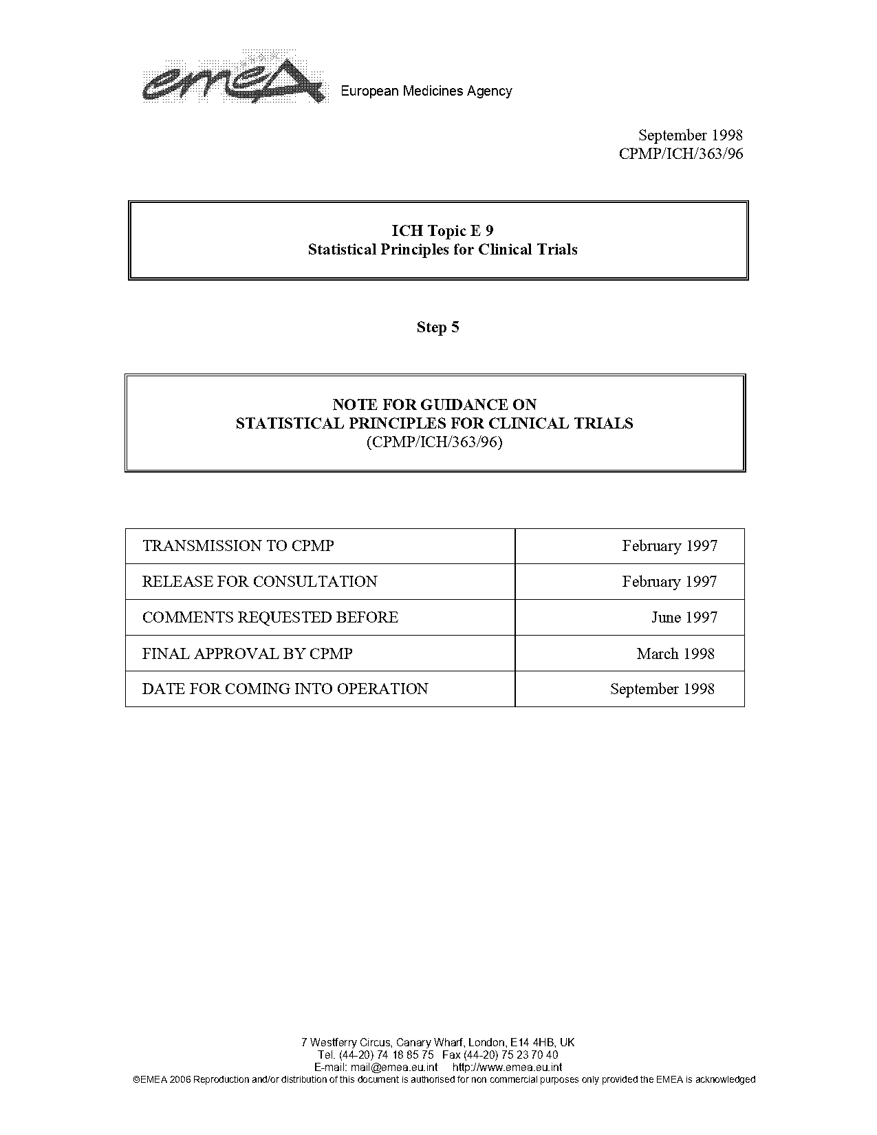 main models and methods used in event evaluation