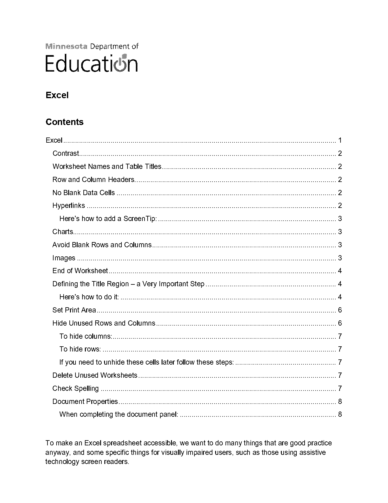 excel document properties in header