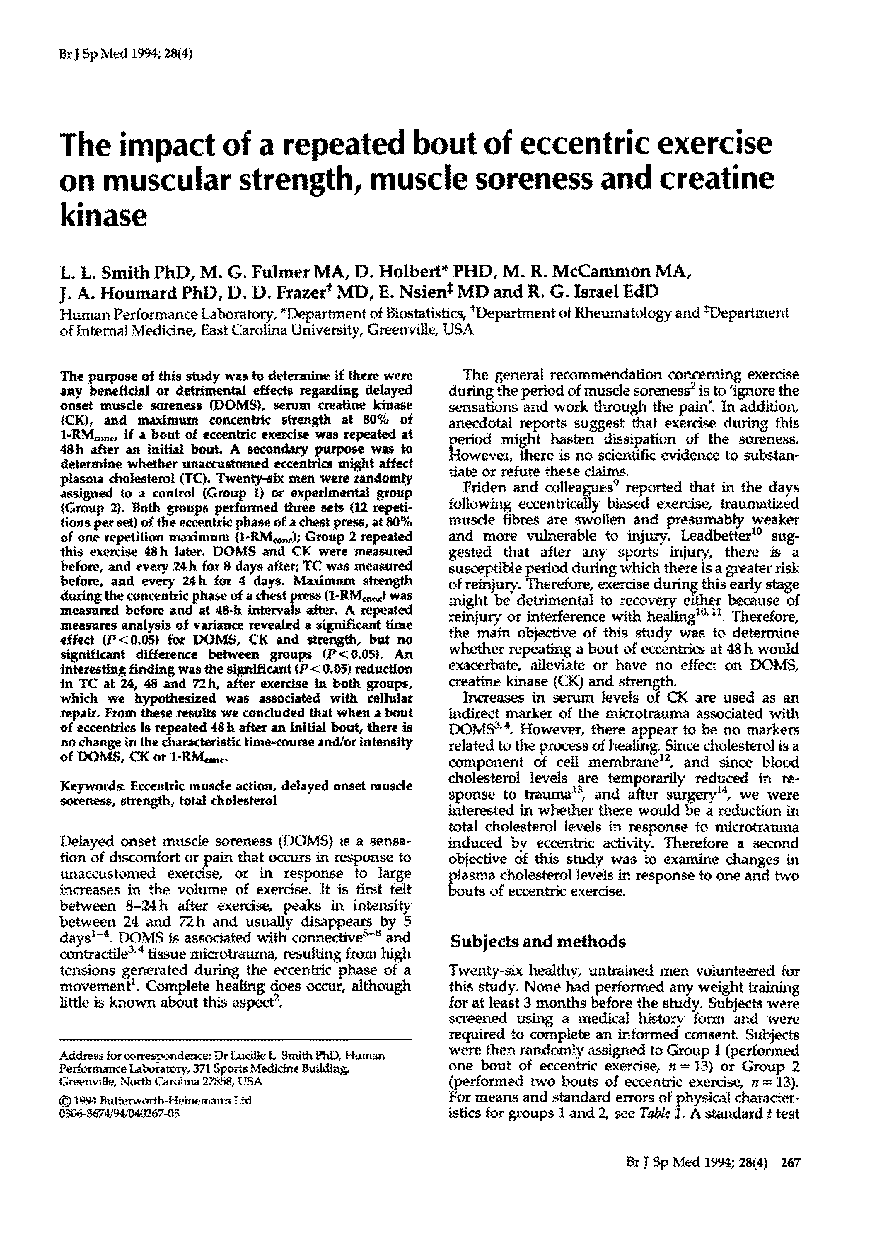 the definition of an eccentric muscle contraction