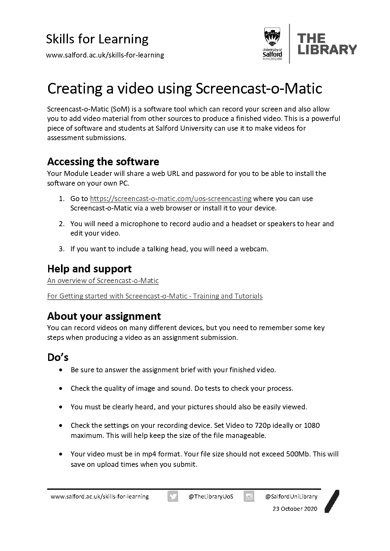 how long can you record on screen cast omatic