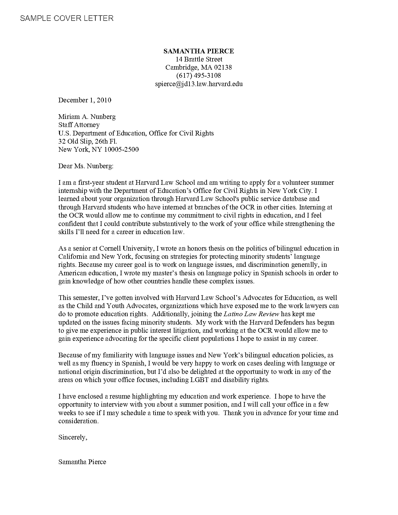 communication specialist cover letter example