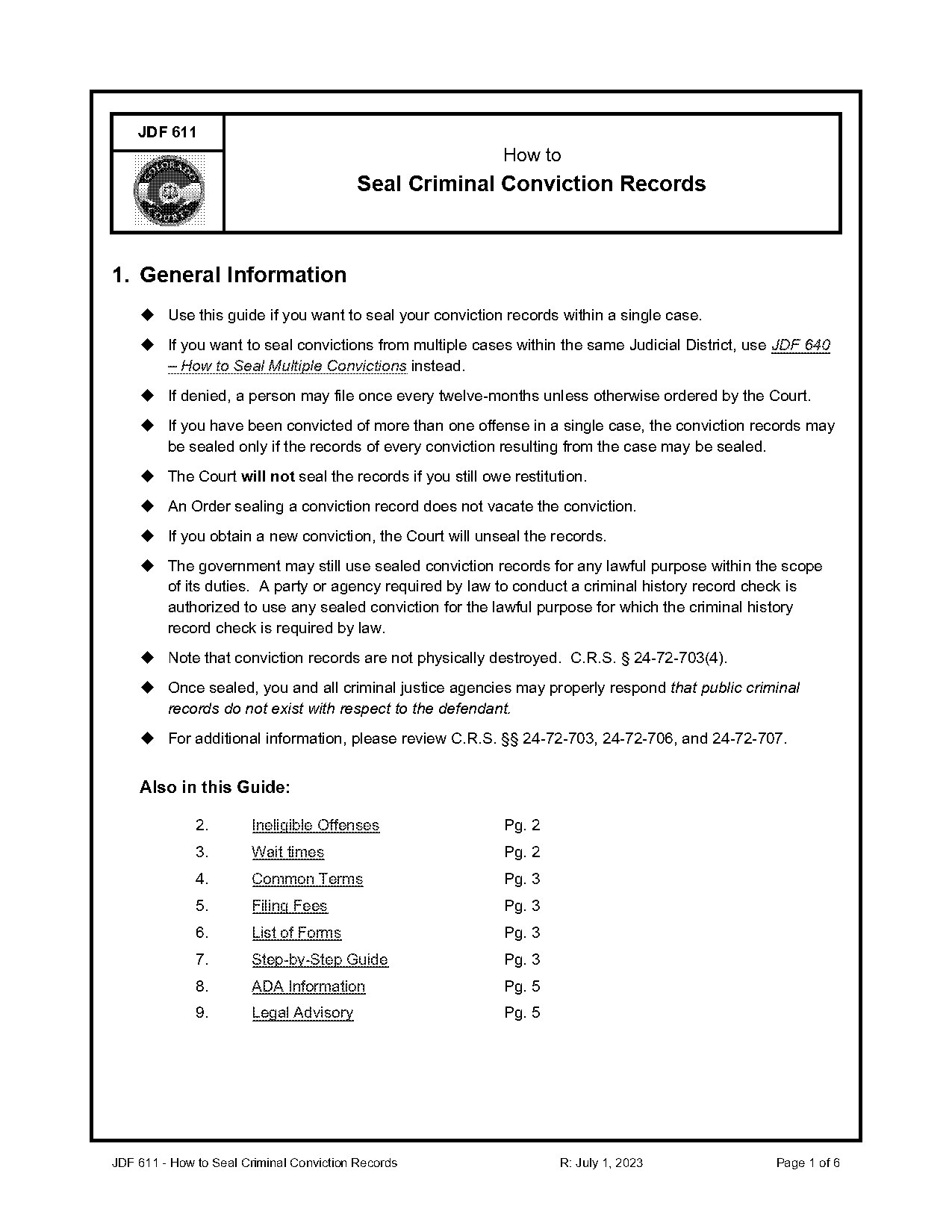 form to file a motion in jefferson county co courts