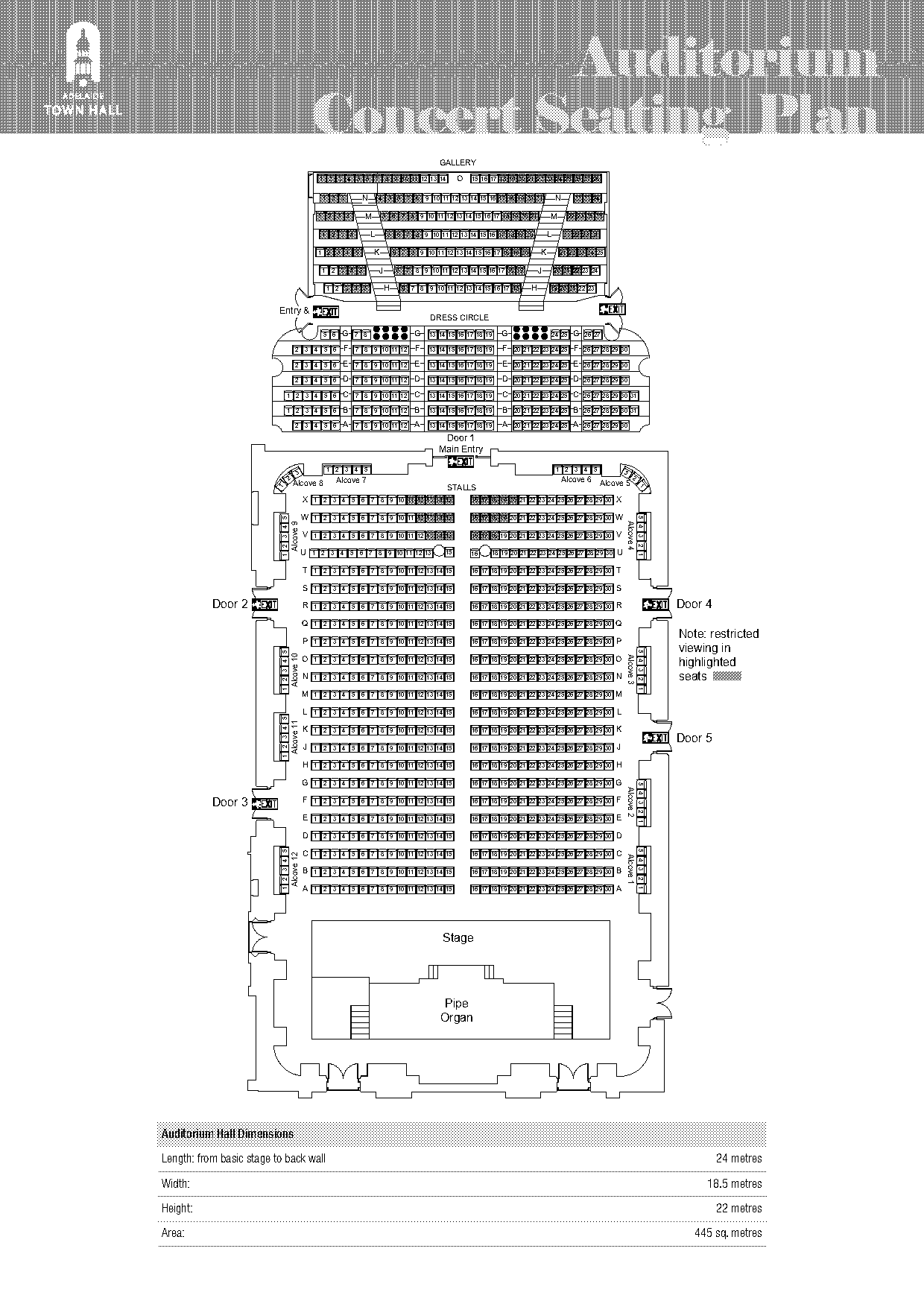 elder hall seating plan