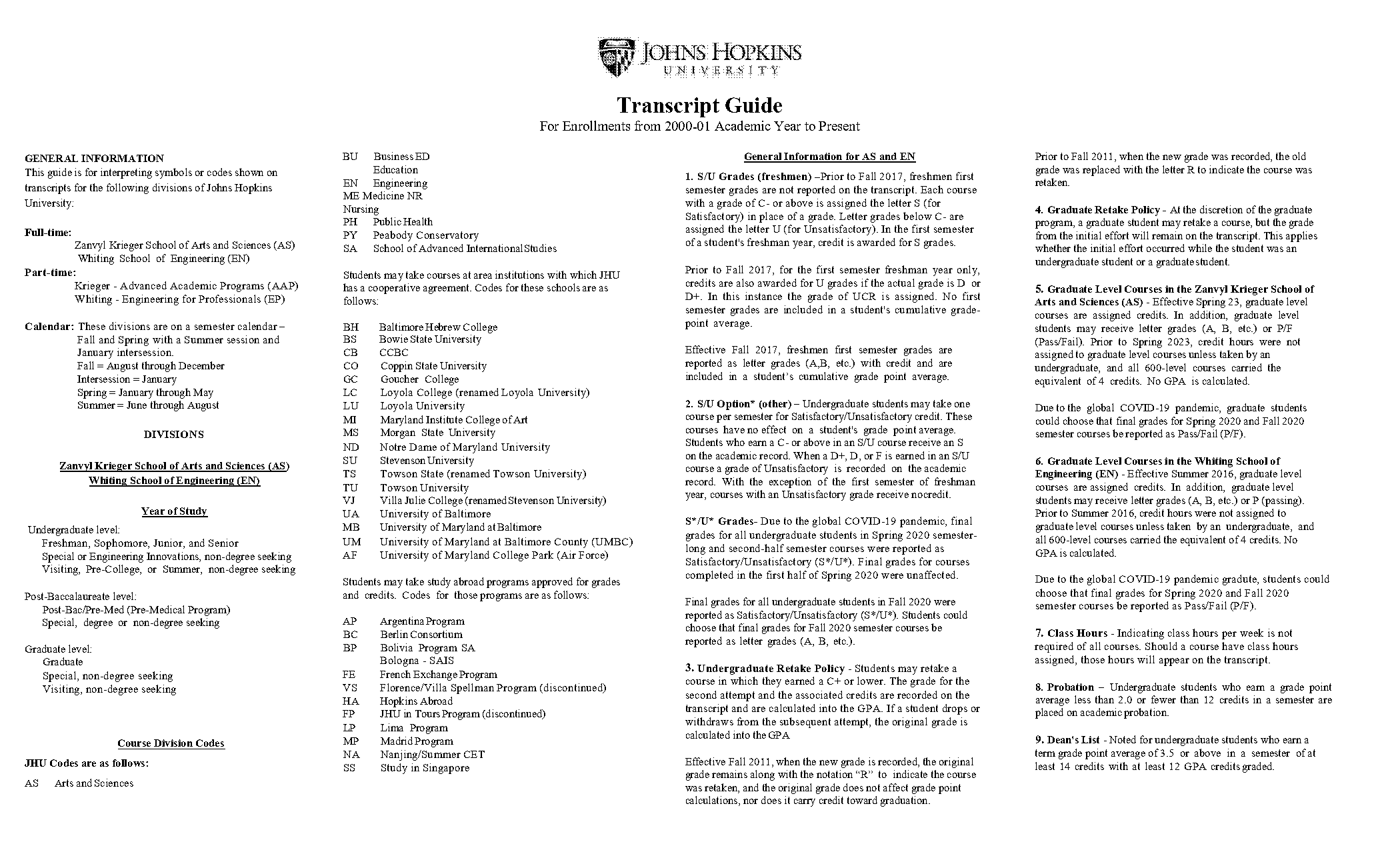 undergraduate grading policy for morgan state university