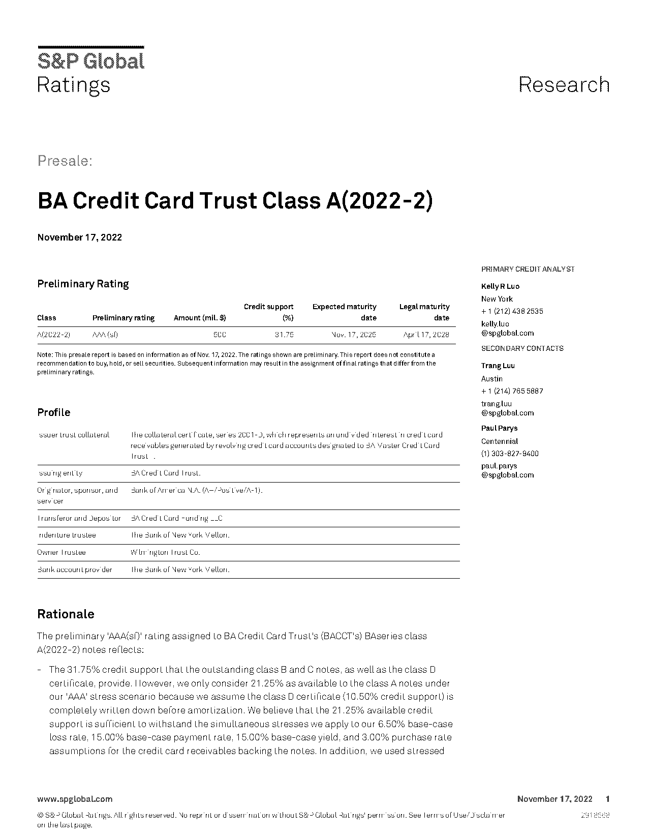 ba credit card application