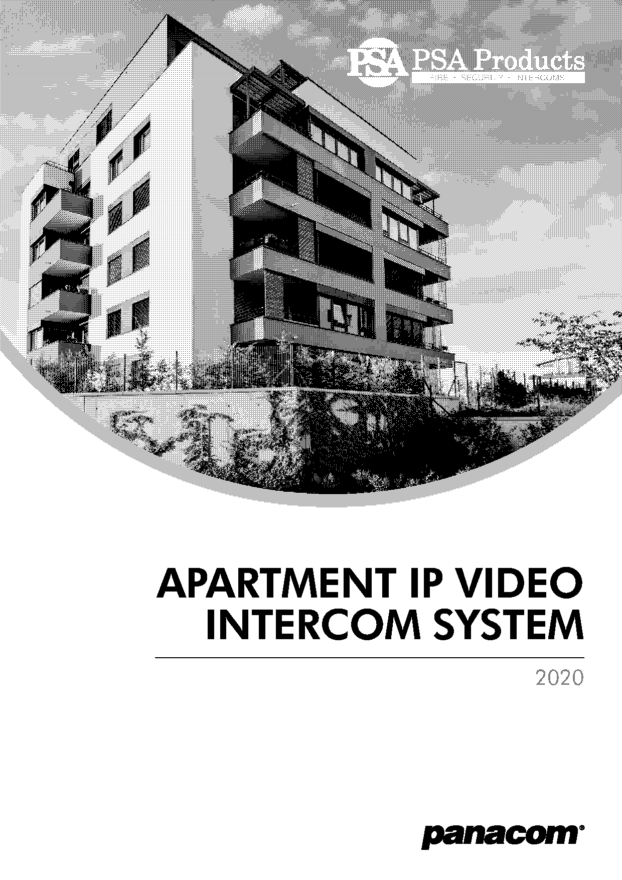 apartment intercom system with door release