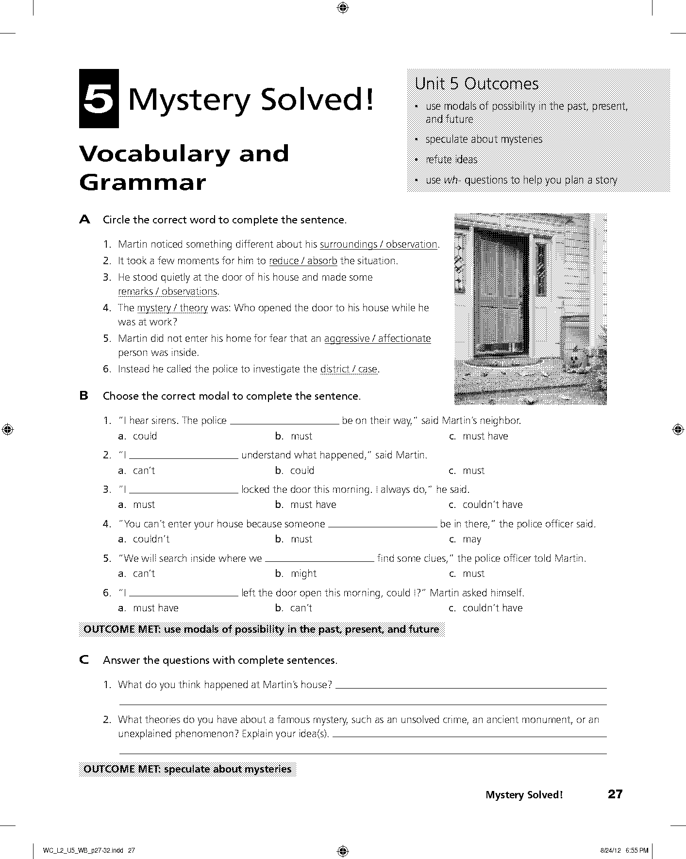 modal verbs of probability in the present