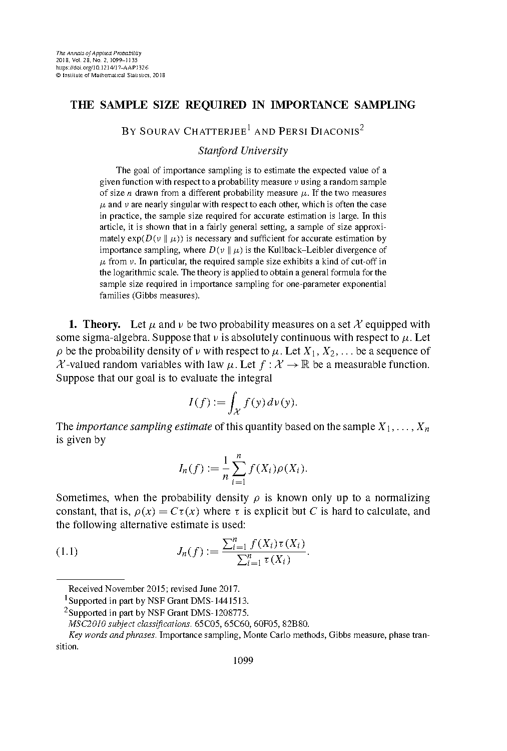 normalise for sample size