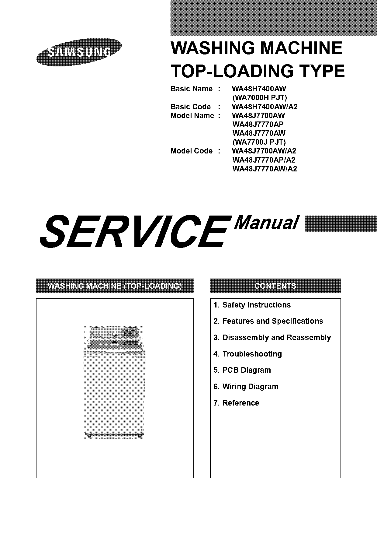 washing machine repair manual pdf