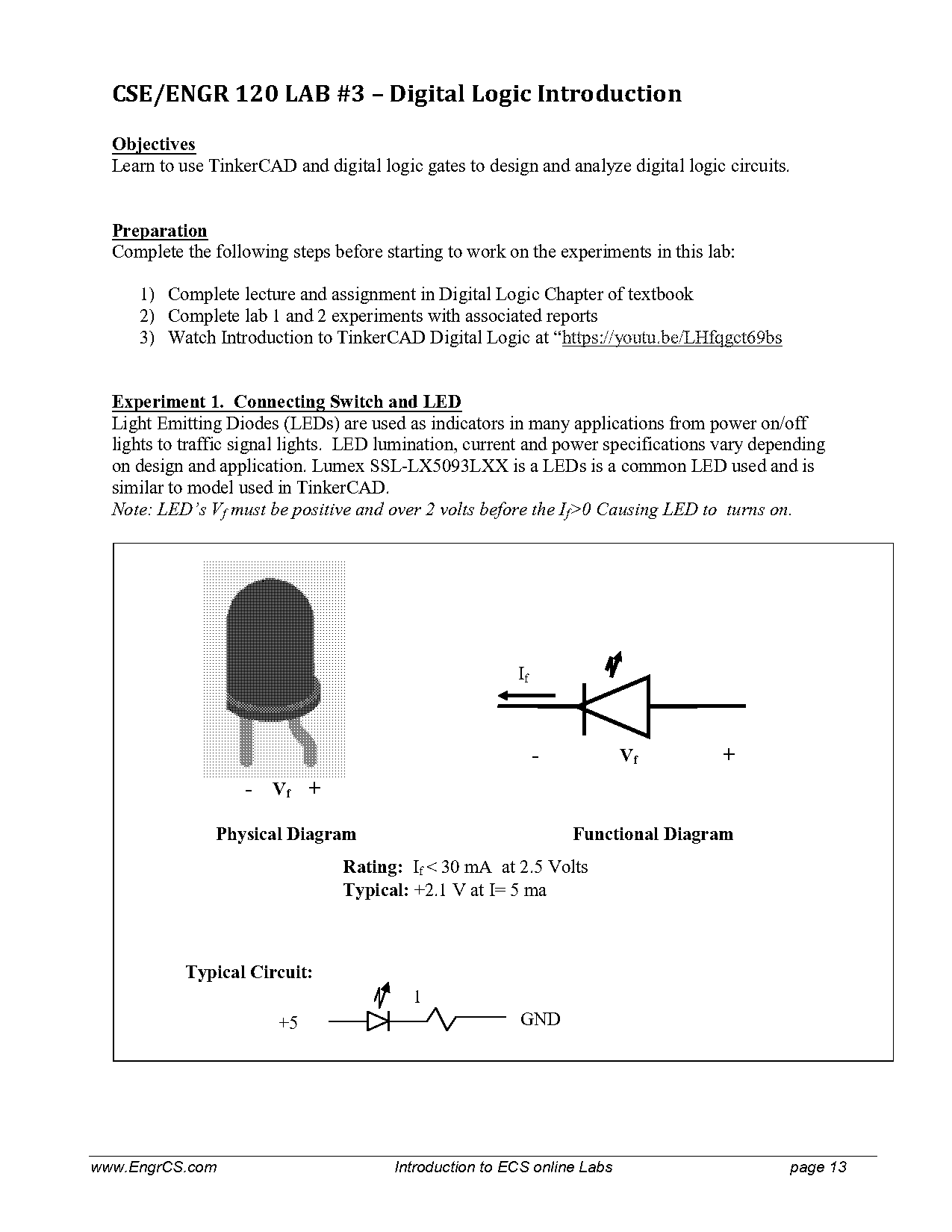 digital logic gates lab report