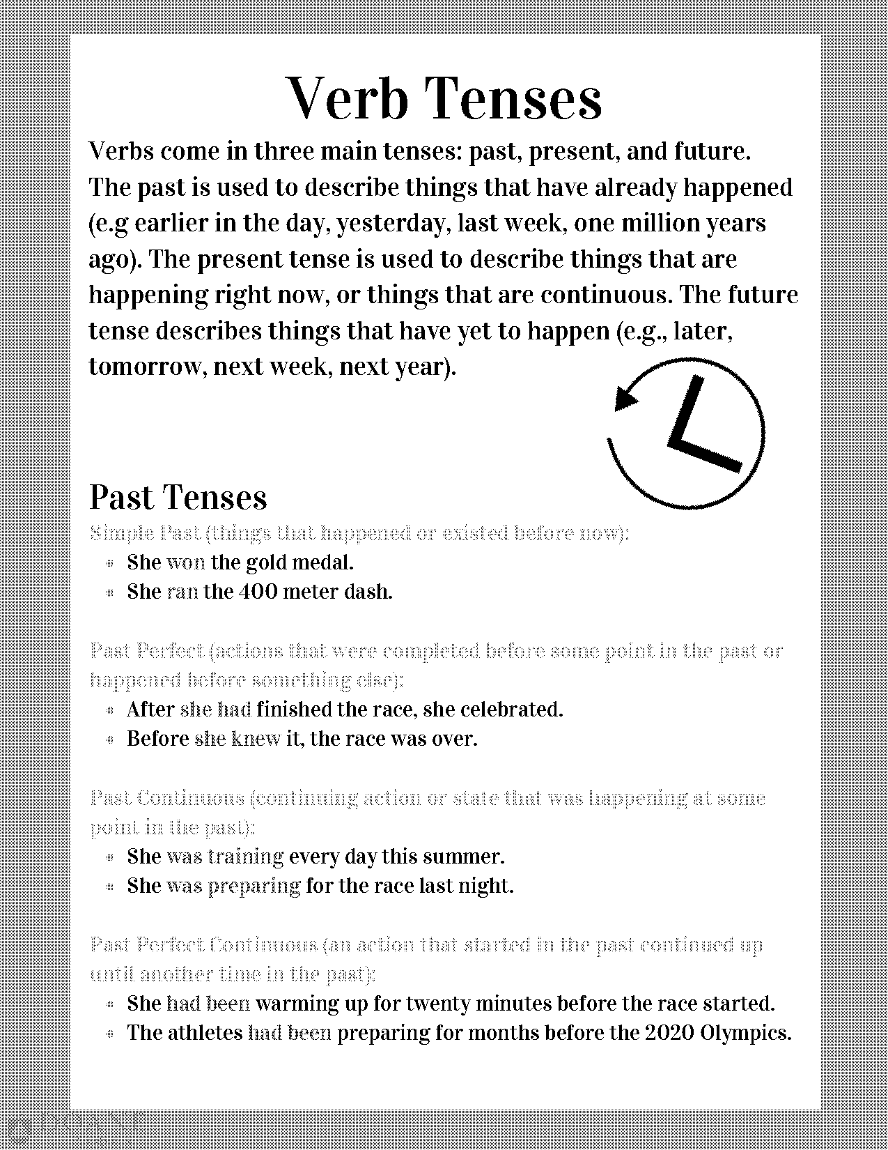 past present and future continuous tense