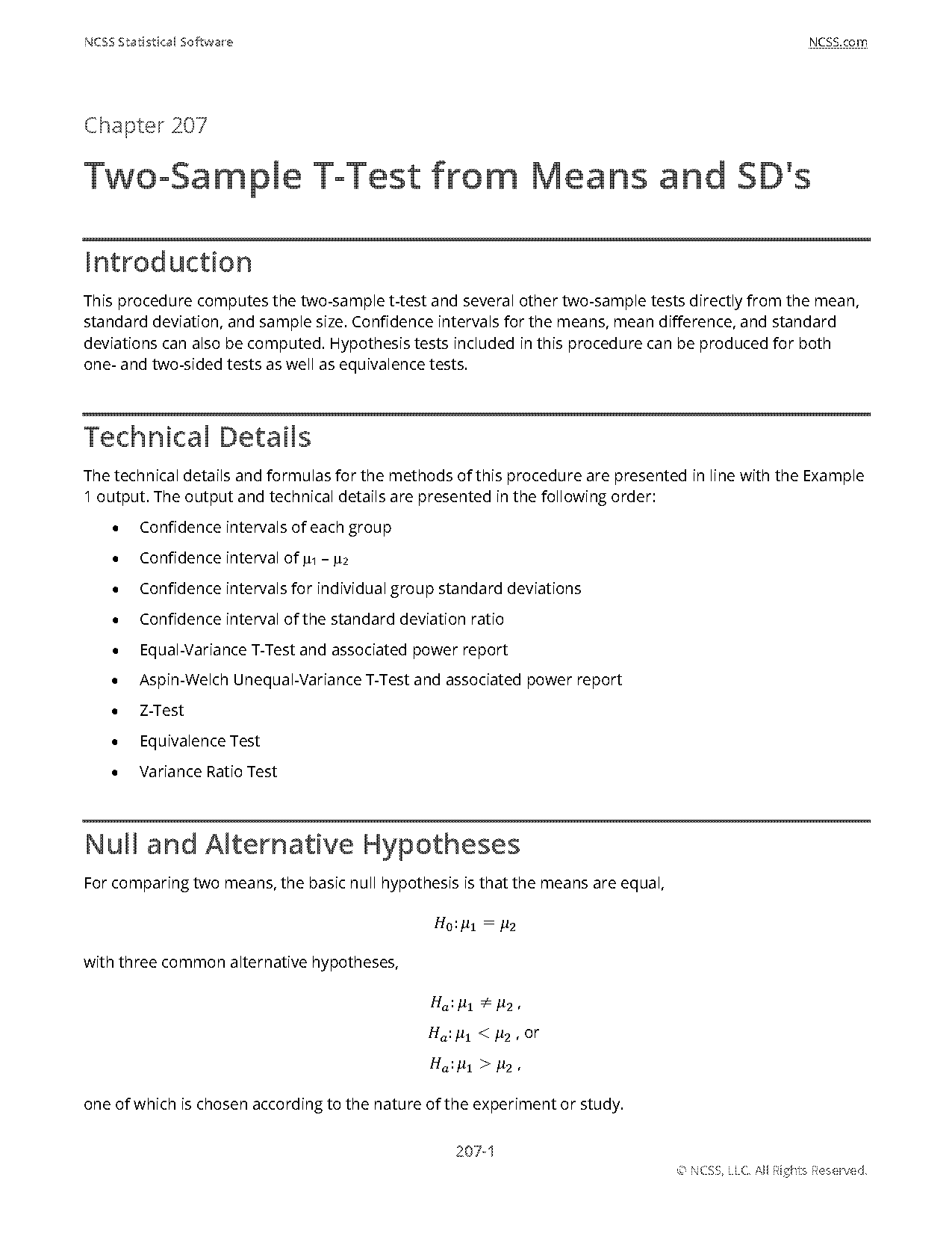 mean and stdev formula for sample of means